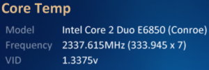 Add Ons - Core Temp